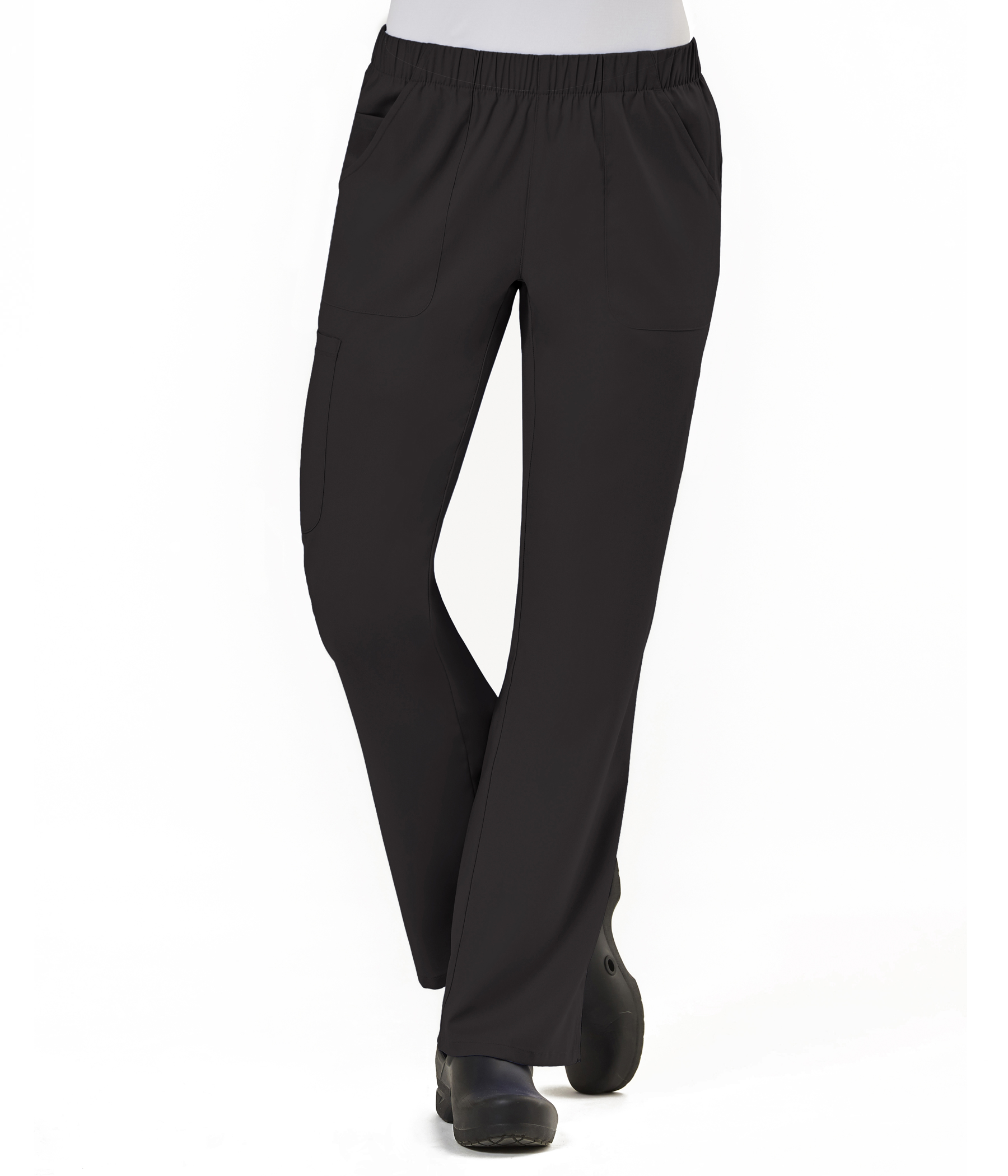 6801 Petite Elastic Full Waistband Pant